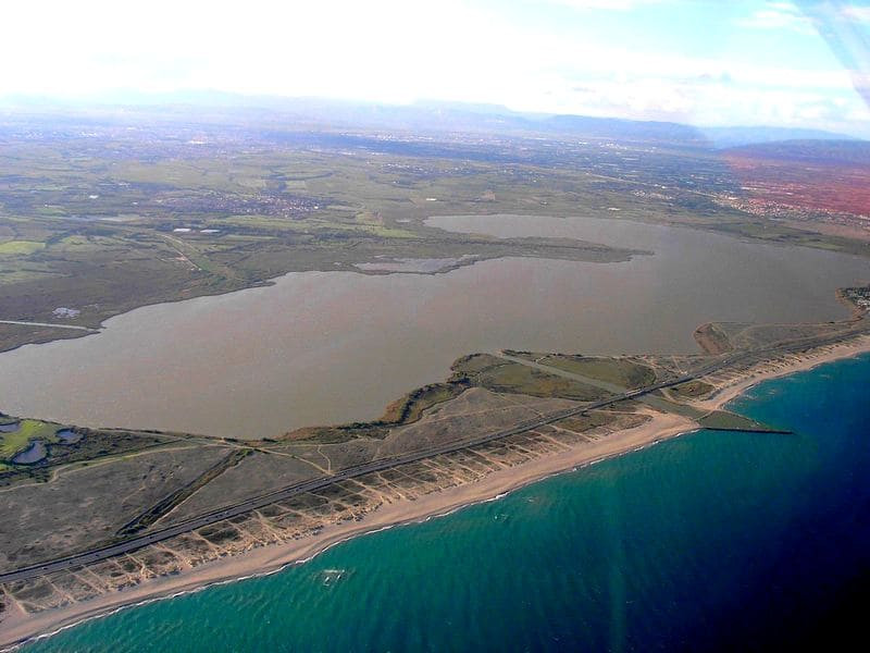 Les Etangs de Canet-Saint Nazaire en Roussillon-vue aérienne